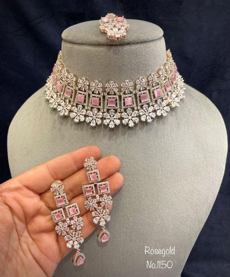 Aalija Exquisite Fancy Necklace Set with Earrings