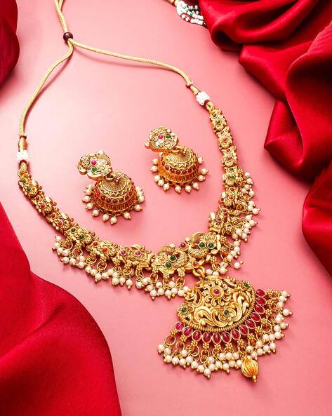 Super Designer Necklace set with Earrings